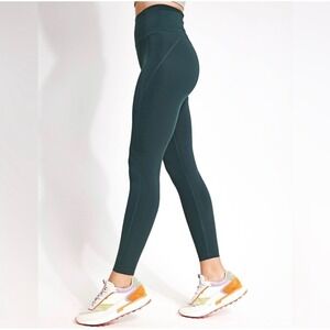 Girlfriend Collective High Rise Compressive Leggings Moss Emerald Green XS